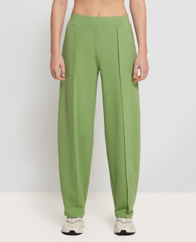 Baggy Casual Trousers Green