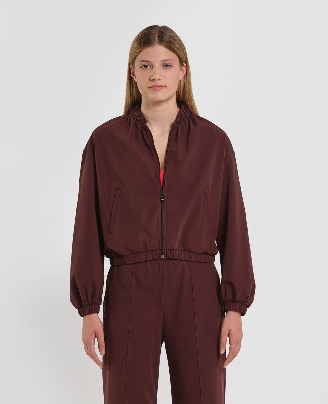 Full-zip Bomber Brown