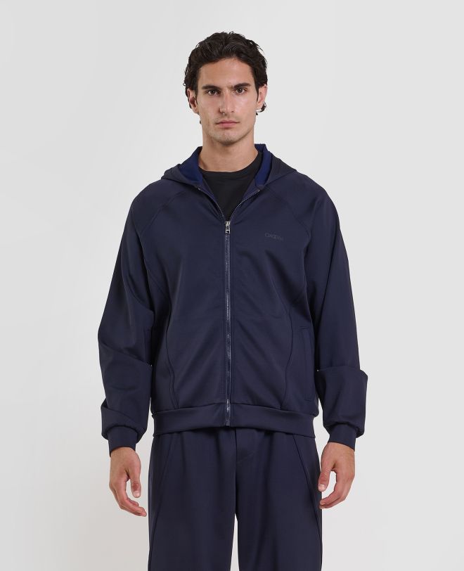 Studio Zip Hoodie Blue