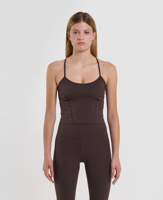Signature Tank Top Marrone