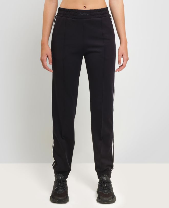 Piping Joggers Black