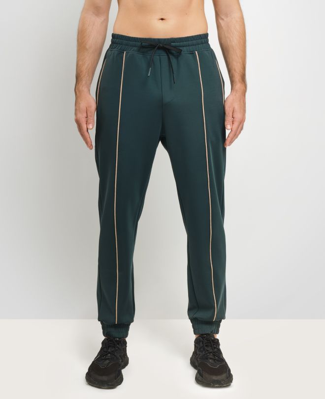 Piping Joggers Green