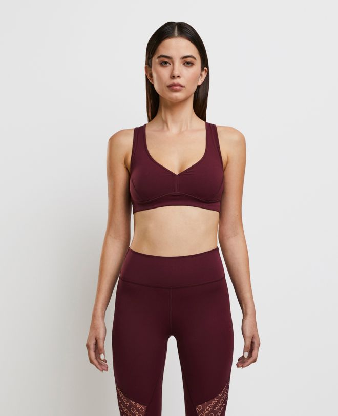 All Over Me Bra Bordeaux