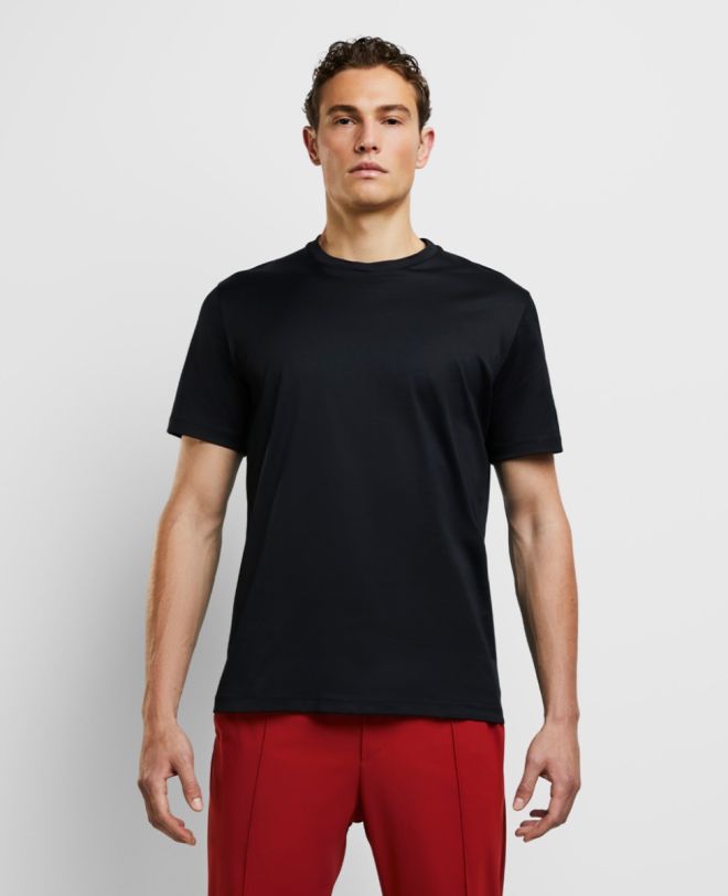 Essential Interlock T-Shirt Black