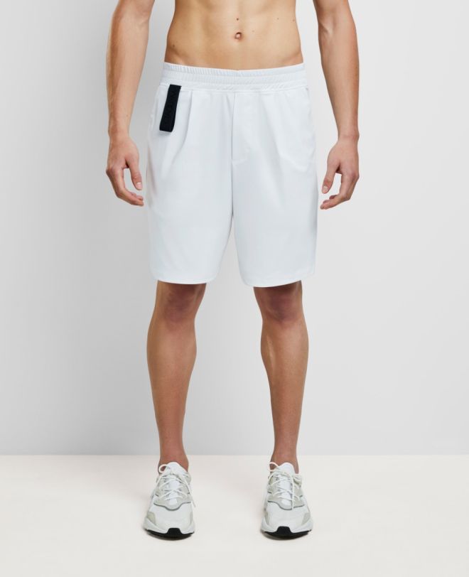 Essential Pleated Shorts White