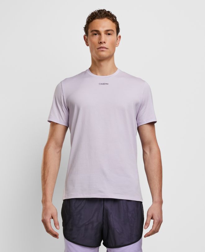 Essential Cotton Stretch T-Shirt Lilla