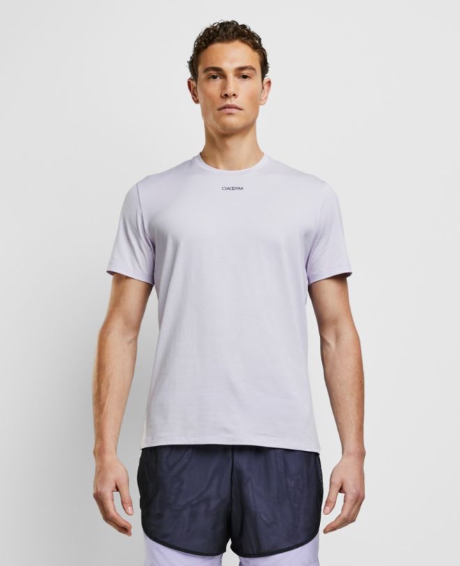 Essential Cotton Stretch T-Shirt Lilac