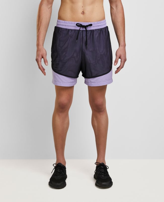 Daring Mesh Shorts Lilac - Man