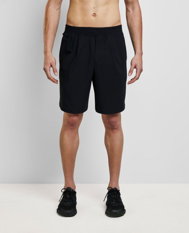 Essential Pleated Shorts Black