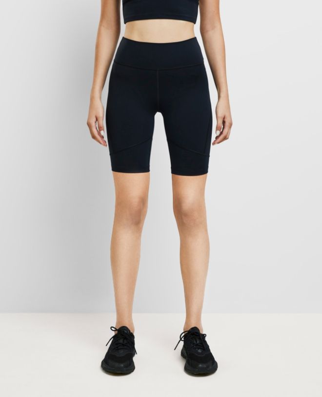 Essential Biker Shorts 8" Black