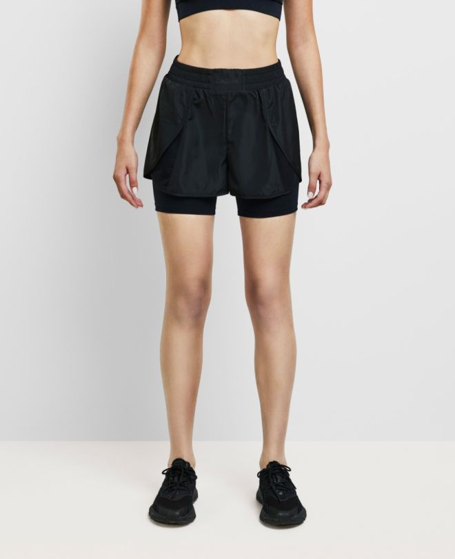 Essential Lined Shorts 4" Black