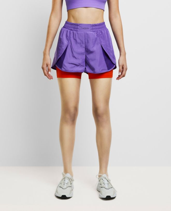Essential Lined Shorts 4" Lilac