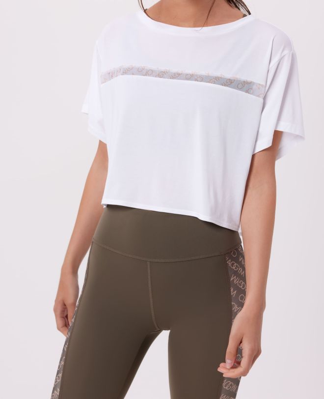 All Over Me Cropped T-shirt Bianca