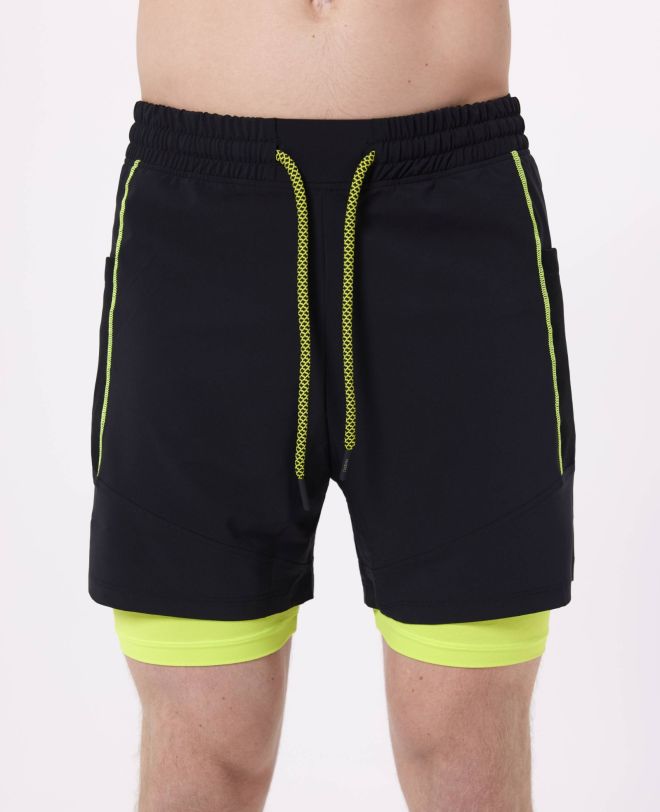 Daring Lined Shorts Black