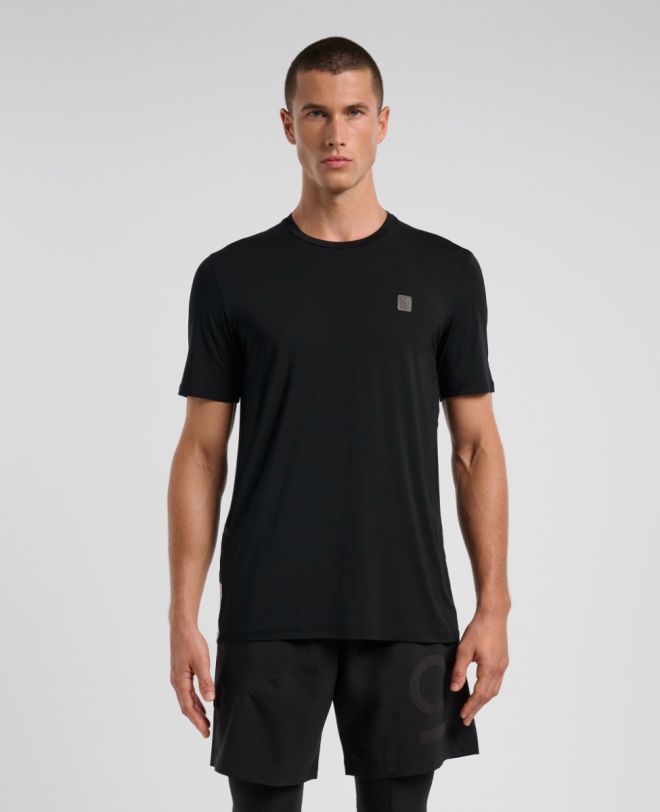 Essential Lined T-Shirt Nero