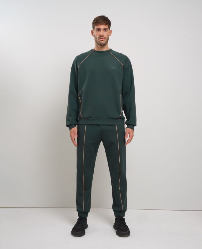 Piping Joggers Green
